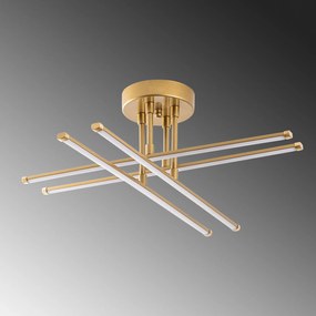 Candeeiro de Teto Exhaust – Dourado – 61 cm x 22 cm x 61 cm