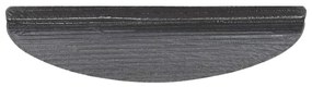Tapetes de escada adesivos 20 pcs 65x22,5x3,5 cm cinzento