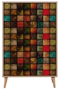 Móvel Multiuso Multibox – Carvalho Sonoma – 80x127x36 cm