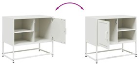 Móvel de TV 68x39x60,5 cm aço branco