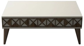 Mesa de Centro Line – Creme – 90 cm x 34,6 cm x 60 cm