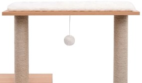 Árvore para gatos com tapete arranhador sisal 104 cm