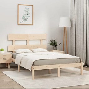 Estrutura de cama super king 180x200 cm madeira maciça