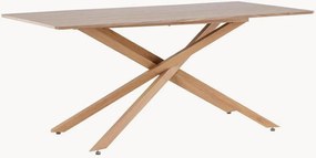 Mesa de jantar com efeito de madeira Piazza, 180 x 90 cm