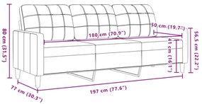 3 pcs conjunto de sofás com almofadões veludo preto