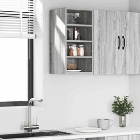 Armário suspenso “Riga” 30x29,5x60cm cinzento sonoma