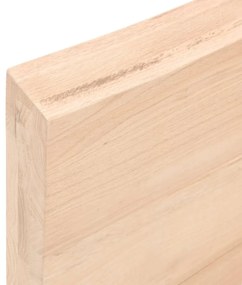 Prateleira de parede 60x60x(2-6) cm carvalho maciço não tratado