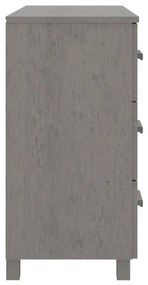 Aparador HAMAR 90x40x80 cm pinho maciço cinza-claro