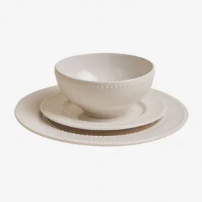 Conjunto De Louça Em New Bone China De 12 Peças Borela Branco - Sklum