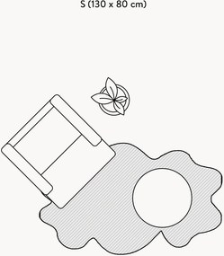 Tapete em lã artesanal Inky