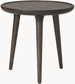 Mesa de apoio redonda em madeira de carvalho artesanal Accent