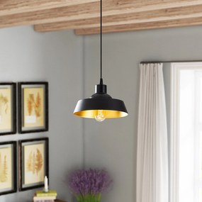 Chandelier Berceste – Preto – 22 x 22 cm