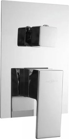 Mexen Uno misturadora de banheira embutida, cromada - 71435-00