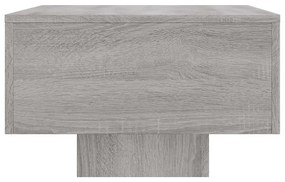 Mesa de centro 100x49,5x31 cm derivados de madeira cinza sonoma