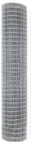 Cerca Euro com 7 Posts 1,5x10 m de Aço Galvanizado