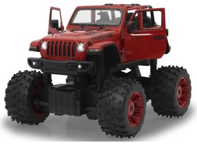 Carro telecomandado Jeep Wrangler JL 1:14  2,4GHz Roda gigante Vermelho