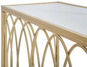 MESA DE CONSOLA 160X40X79 CM DOURADO