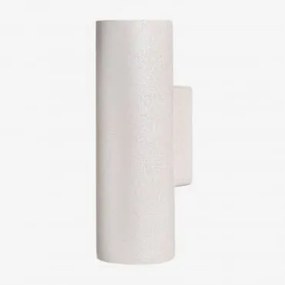 Aplique De Parede Para Exterior Em Cimento Curonisy Branco Pedra - Sklum