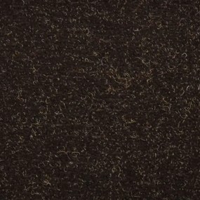 Tapetes de escada autoadesivos 30 pcs 65x21x4cm castanho-escuro