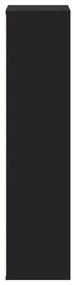 Estante 50x25x105 cm derivados de madeira preto