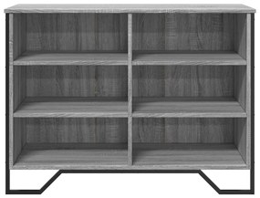 Aparador 101x35,5x74,5 cm derivados de madeira cinzento sonoma