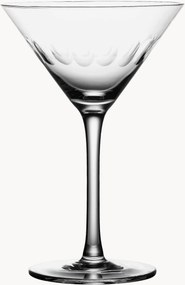 Copos de martini em cristal artesanal Lens, conjunto de 2