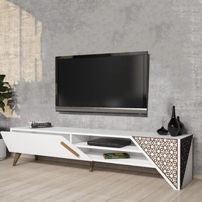 Unidade TV Beril – Branco – 180x37x40 cm