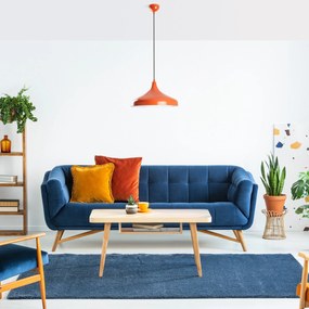 Candeeiro Chandelier Tattoo – Laranja – Ø36 h:22 cm