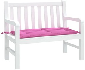Almofadão p/ banco de jardim 100x50x7 cm tecido oxford rosa