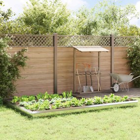 vidaXL Cercas de caracol 16 pcs Prateado Aço Galvanizado