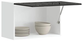 vidaXL Armário de parede da cozinha Lucca derivados de madeira preto
