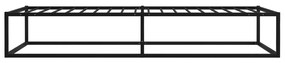 Estrutura de cama 100x200 cm metal preto