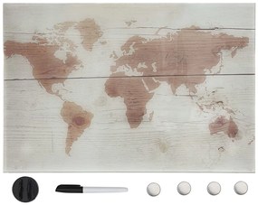 vidaXL Quadro magnético em vidro para parede 60x40 cm