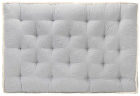 Almofadão para sofá de paletes 120x80x10 cm cinzento