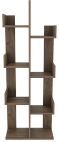 Estante Luisa – Nogueira – 50 cm x 22 cm x 173 cm