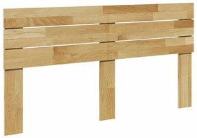 vidaXL Cabeceira 150 cm Madeira Maciça Carvalho