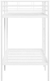 Beliche sem colchão 100x190 cm aço branco