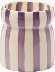 Vela perfumada de cerâmica às riscas roxa Waikiki Waters