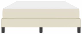 Cama Outros Creme 140 x 190 cm Couro sintético