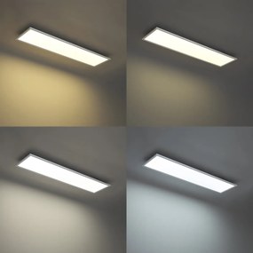 Painel LED branco retangular com LED regulável em 3 níveis - Reeves
