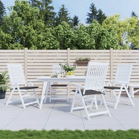 vidaXL Almofadões p/ cadeiras jardim 4pcs 40x40x4 cm oxford antracite