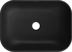 Mexen Rita lavatório de bancada 45 x 32 cm, preto mate - 21084585