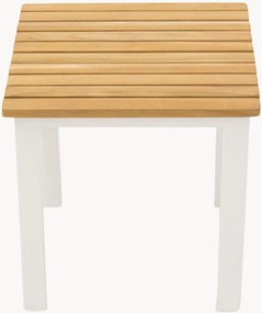Mesa de apoio para jardim com tampo em madeira de teca Mexico
