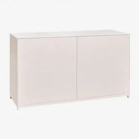Aparador Em Mdf Kivora ↔︎ 120 Cm & Gardénia Branco - Sklum