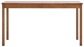 Mesa de Jantar Huty de 140cm em Madeira Maciça - Design Rústico