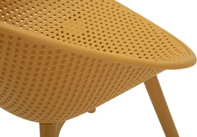 CONJUNTO DE 2 CADEIRAS IBIZA 59X59X83 CM (ALTURA DO ASSENTO 45 CM) AMARELO