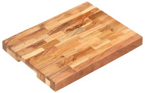 vidaXL Tábua de cortar 40x30x4 cm madeira de acácia maciça