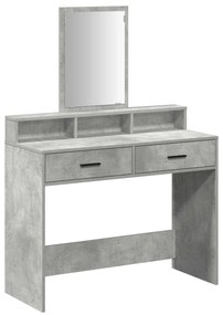 vidaXL Mesa de vestir Cinzento 100 x 41 x 140 cm Madeira processada