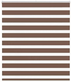 vidaXL Cortina de zebra 130x150 cm largura do tecido 125,9cm poliéster