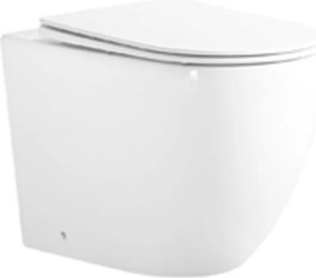 Mexen Lena sanita fixa Rimless Tornado com assento de fecho suave slim, duroplast, branco brilhante - 3222T4000